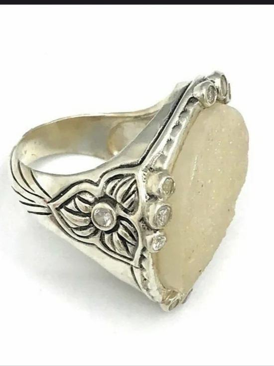 Silpada Beauty In The Rough Ring - Picture 1 of 6